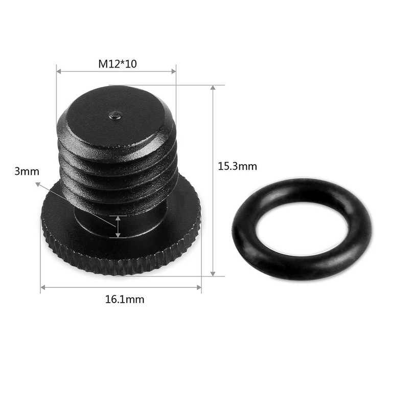 SMALLRIG Rod Cap M12 End Cap Compatible with M12 Thread