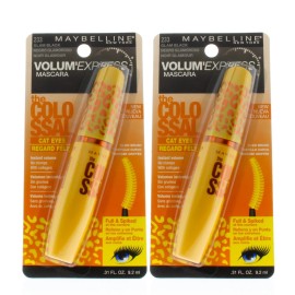Maybelline Volum'Express The Colossal Cat Eyes 233 Glam Black 0.31oz (2 Pack)