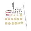 Flute Repair Kit Pads DIY Maintenance Tools Set Musical Instrument