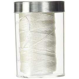 Ibili Kitchen String 6 m with Dispenser, Rayon, White/Transparent/Grey, 4 x 4 x 8 cm
