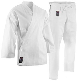 ProForce 8oz 100% Cotton Karate Gi/Uniform - White - Size 2