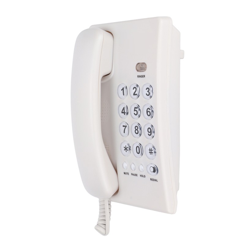 KXT504 Desktop Corded Telephone Multifunctional Large Button Landline Phone for