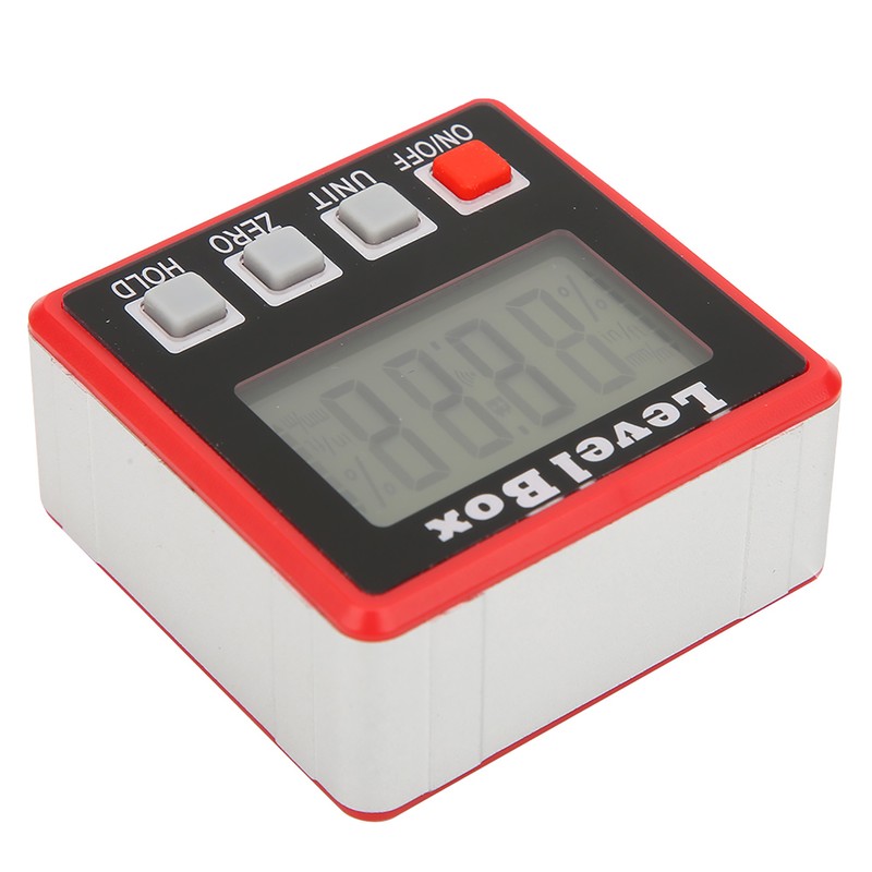Digital Display Angle Meter Measurement Tool Automatic Backlight 4 Button