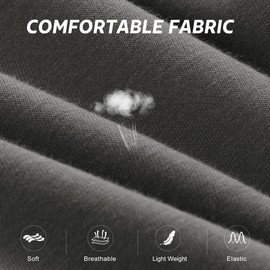 BAMBOO COOL Mens Pajama Set Bamboo Viscose Cotton Soft Lightweight Loungewear Sleepwear Long Sleeve and Pants with Pockets