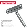 Gedotec Shelf Bracket Adjustable | Pack of 2 Invisible Shelf