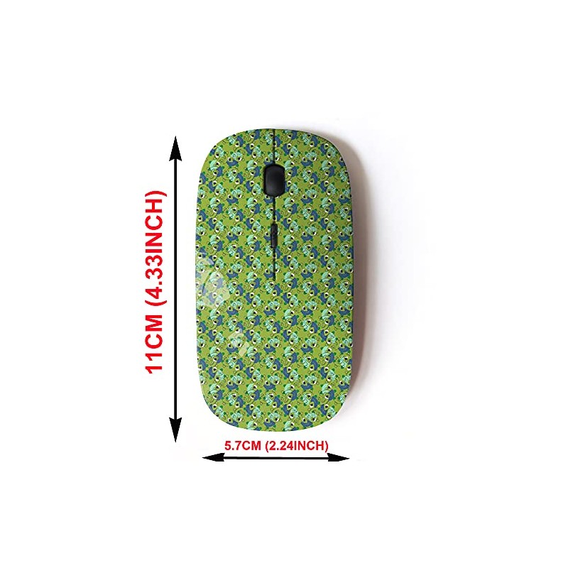2.4G Wireless Mouse with Cute Pattern Design for All Laptops