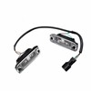 Rear License Plate Lamp Light Both Sides W/Light Lamp Cover