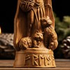 Freya Statue, Norse Pagan Decor, Goddess Statue Altar,Freya cats， Freyja