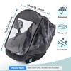 Rain Cover for Baby Seat, Transparent Universal Baby Car Seat