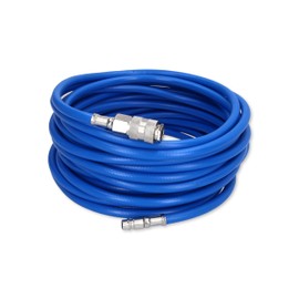 BRILLIANT TOOLS BT160005 Compressed Air Hose 10 m Diameter 6 mm I 10 m Long, Kink-Resistant PU Air Hose Compressed Air with Quick Couplings I 1-15 Bar