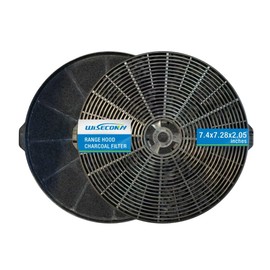 Replacement Charcoal Filters for Cosmo,Range Hood Carbon Filters，Size is 7.4 x 7.28 x 2.05 Inches RCF-01 (2)