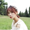 Donally Women's Dot Pattern Headband Sheer, Korean Style, Polka Dot,