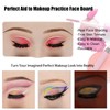 GFPGYQ Tablero de práctica de maquillaje de ojos 3D, ayuda