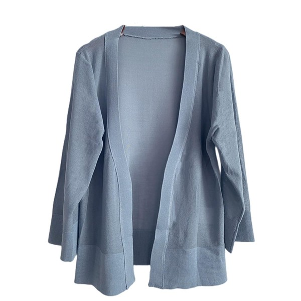 Loradouphi OL 210520 Long Sleeve Women's Cardigan, No Buttons, Lightweight,