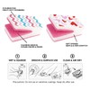 LAZYSEAL Double Sided Kitchen Sponges for Dishes, Unique Slit Scrubber