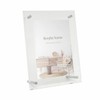 King 828309 Acrylic Frame, Postcard Size, Clear Acrylic