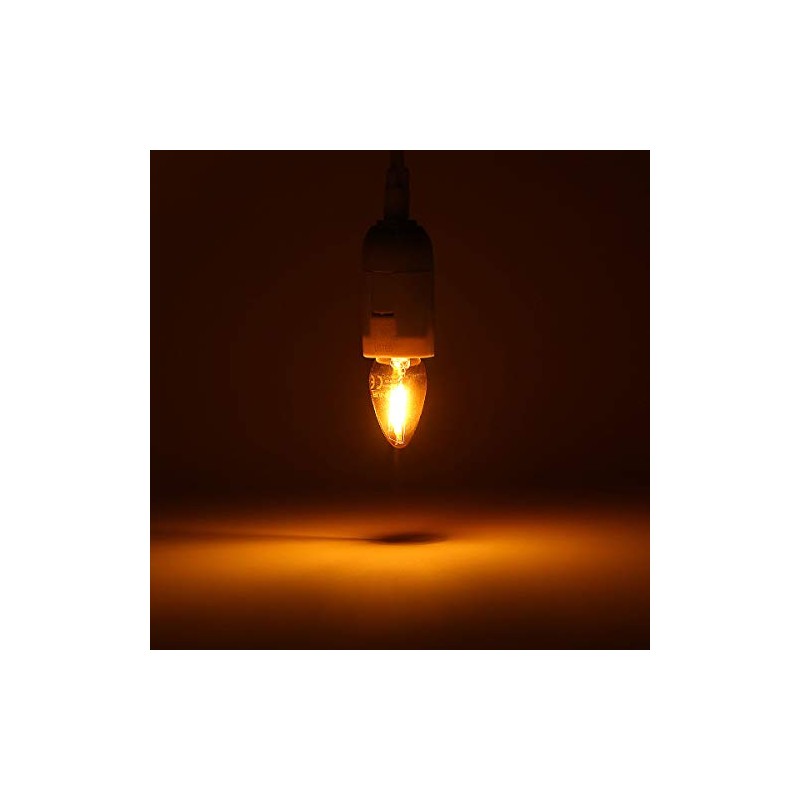 KINUR Night Light Bulbs, C7 LED Bulbs E12 Candelabra Base