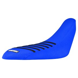 Yamaha Raptor 700 R 2006-2024 GRIPPER Seat Cover  TM BLUE - BLACK ribs  #193