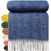 STTS International Tirol Wool Blanket, 100% Virgin Wool, Throw, 140