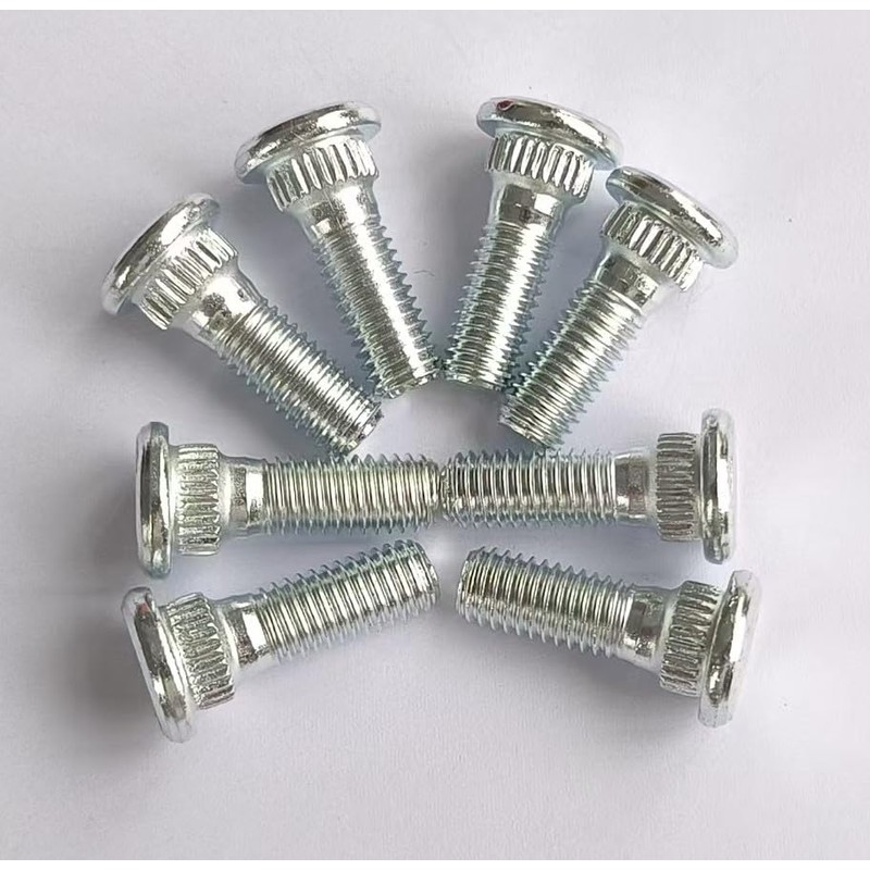 8PCS Front Rear Wheel Hub Studs Serration Bolt 85-3035 Replacement