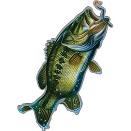River's Edge Products Bass Auto Door Magnet
