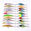 RoseFlower 20 Pieces Fishing Lure Kits Mixed Universal Artificial Soft