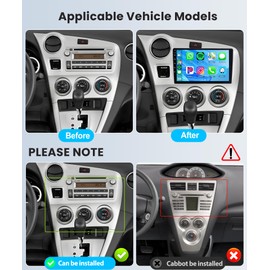 4G+64G Car Radio for Toyota Matrix Radio 2009-2014, Rimoody Android 13 Car Stereo Wireless Carplay Andorid auto Mirror Link 9'' Touchscreen GPS WiFi Bluetooth FM/RDS EQ-32 SWC Backup Camera