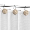 Sunlit Boho Knots Shower Curtain Hooks, Home Decorative Shower Curtain