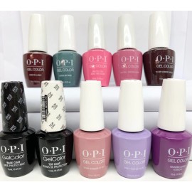 OPI Gelcolor Soak-off Nail Polish PERU Collection - All 8 Colors +BASE+TOP