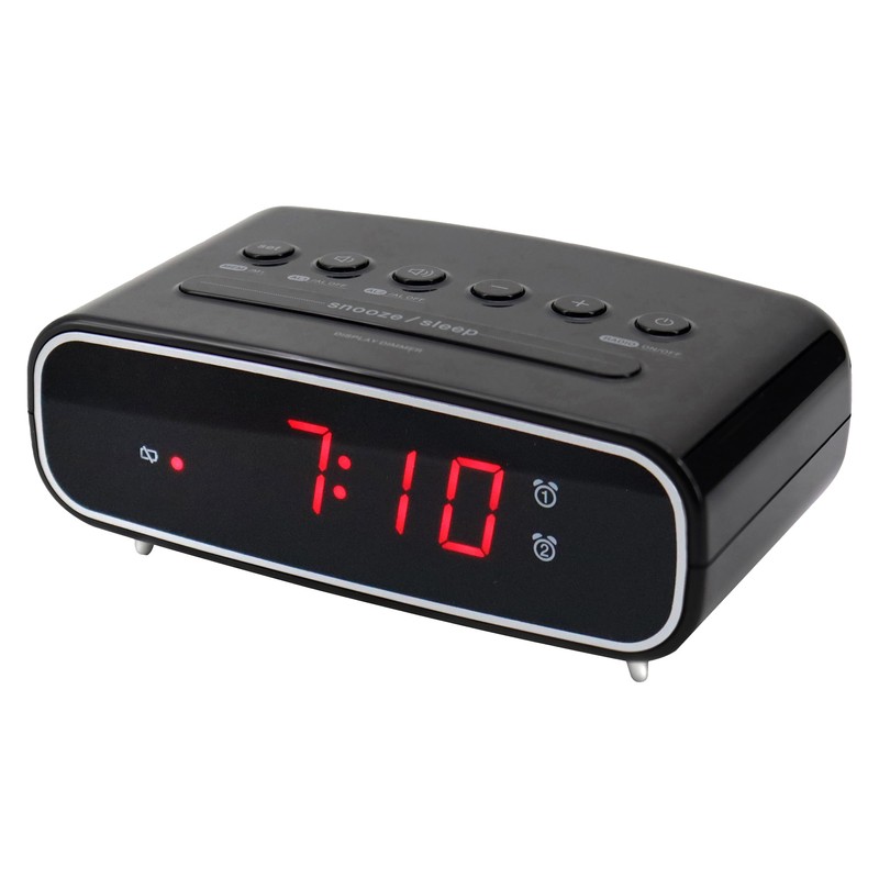 soundmaster UR111SW clock radio FM FM alarm clock Black
