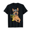 Jewish German Shepherd Dog Hanukkah Pajamas Chanukah PJs T-Shirt
