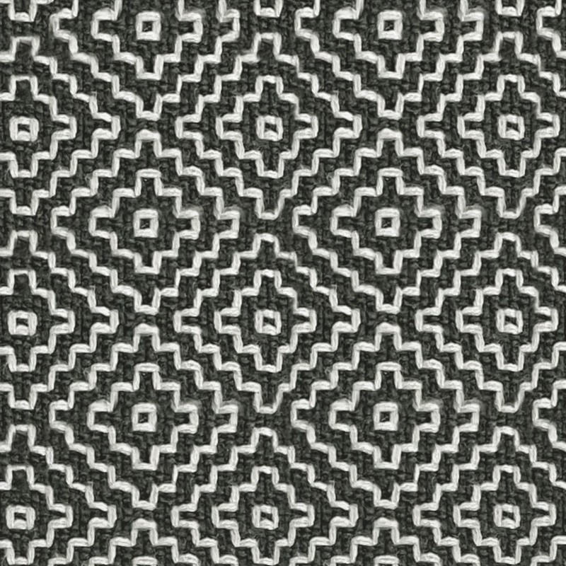 SIMPLIHOME Briella 18 Inch Boho Square Woven Outdoor/ Indoor Pouf