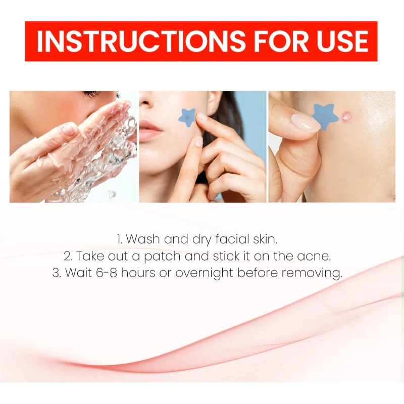 Parches Acne Estrellas Granos