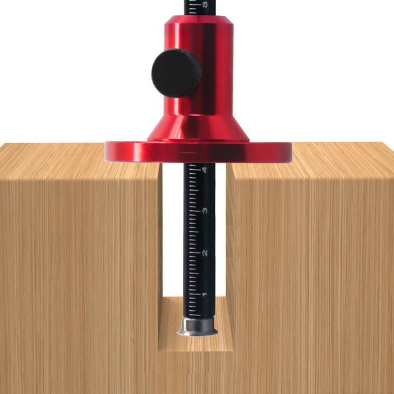 European Style Wheel Marking Gauge Aluminum Alloy Scriber Woodworking Mortise