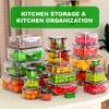 62 Pcs Large Food Storage Containers with Lids Airtight,Total 656OZ(31