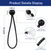 9 Inch Ball Bungee Cords, 50 pcs Bungie Cord Balls