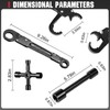 CRAFTZONE Plumbing Tools Angle Stop Wrench Kit, 3 PCS Plumbers