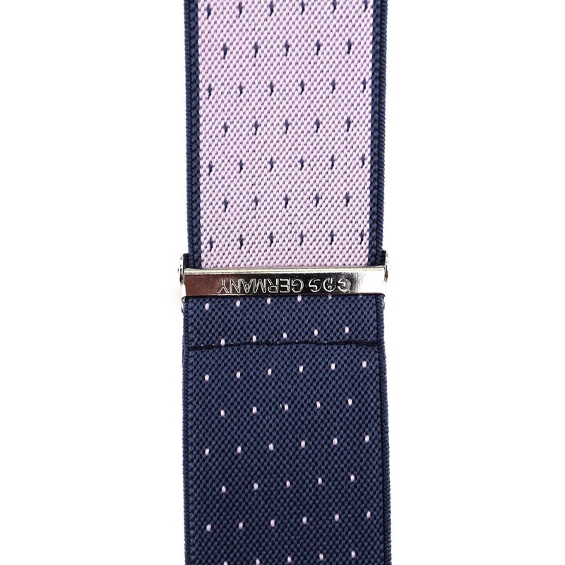 TigerTie Unisex Y-Shaped Braces with 3 Extra-Strong Clips, Colour with