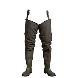 Elka 171900001044 Industrial Fishing Thigh Waders Olive Green 44