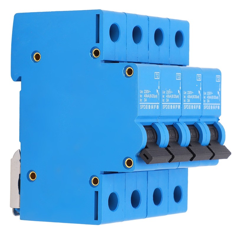 Voltage Surge Arrester Home Flame Retardant Protector SPD 4p LTSCB40KA