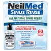 Sinus Rinse de NeilMed, 50 sobres previamente mezclados, 100, 1,