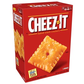 Cheez-It Baked Snack Cheese Crackers, Original, Single Serve, 1.5 oz Bags (45 Count)