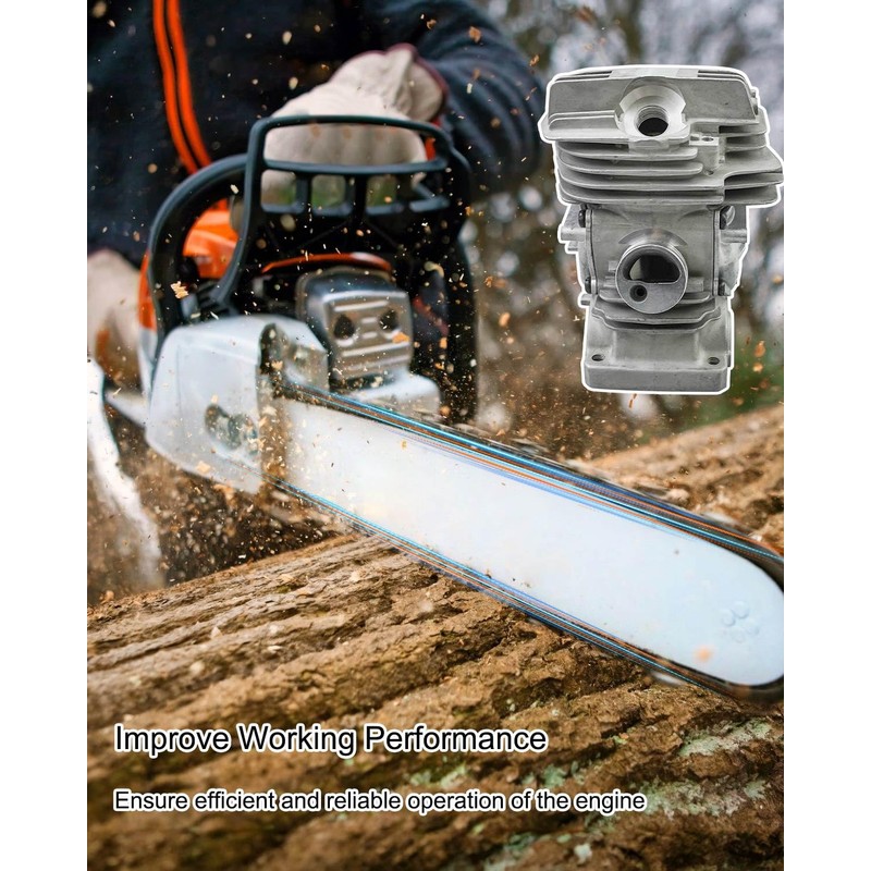 HUQUZN Cylinder Piston Kit Fit for Stihl MS291 MS291C MS