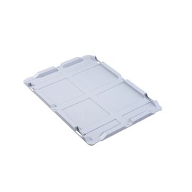 SuperSparSet 10 x Support Lids Set Eurobox NextGen with 4 Red Sliding Snap Closure WxD 30 x 40 Euro Container, Transport Box, Transport Container, Stacking Container