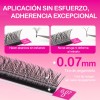 Extensiones De Pestañas Yy 8-15mm Mix Pestañas Lukatmé