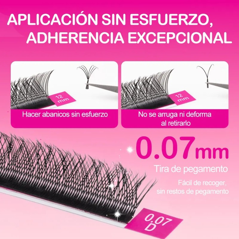 Extensiones De Pestañas Yy 8-15mm Mix Pestañas Lukatmé