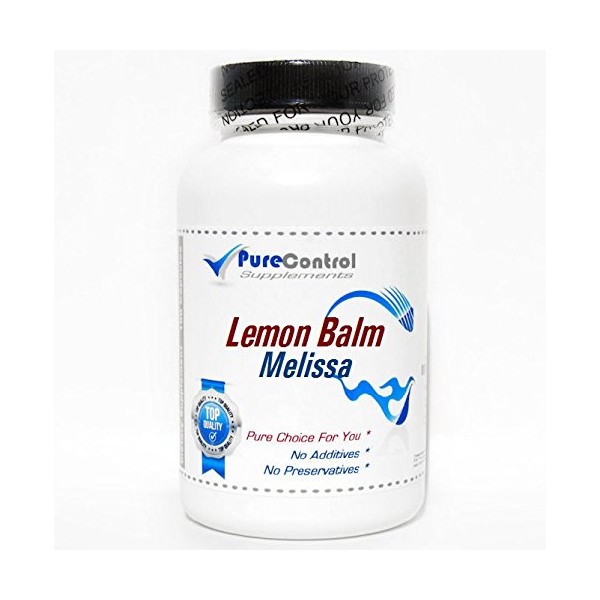 Lemon Balm Melissa 395mg // 100 Capsules // Pure //