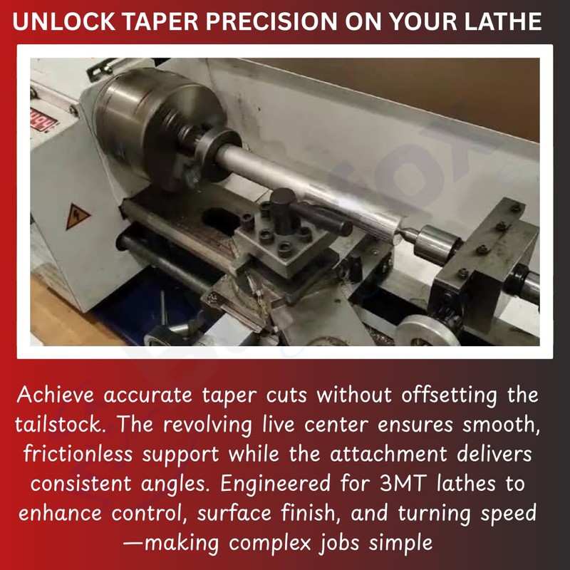 BLUEFOX TOOLS MT3 Introducing The Taper Turning Attachment With Revolving