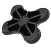 19mm 3/4" Heavy Duty Large Based Quadruple Tip Rubber Foot