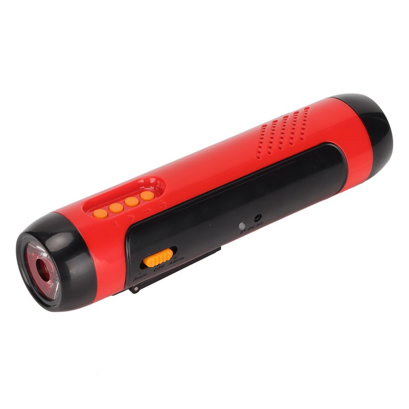 JX‑502 Emergency Flashlight 3W Strong Light LED Hand Crank Flashlight